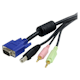 A small tile product image of Startech 4-in-1 USB VGA KVM 2m Cable with Audio 