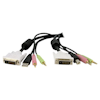 A product image of Startech DVID4N1USB15 4-in-1 USB DVI KVM Switch Cable w/ Audio