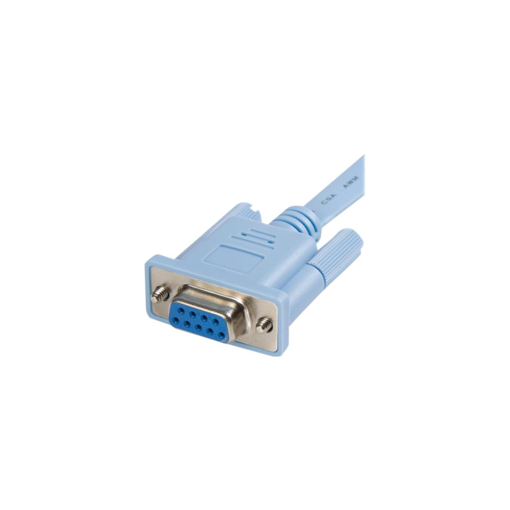 A large main feature product image of Startech RJ45 to DB9 Cisco Console Cable 1.8m