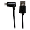 A product image of Startech Angled Lightning to USB 90cm Cable