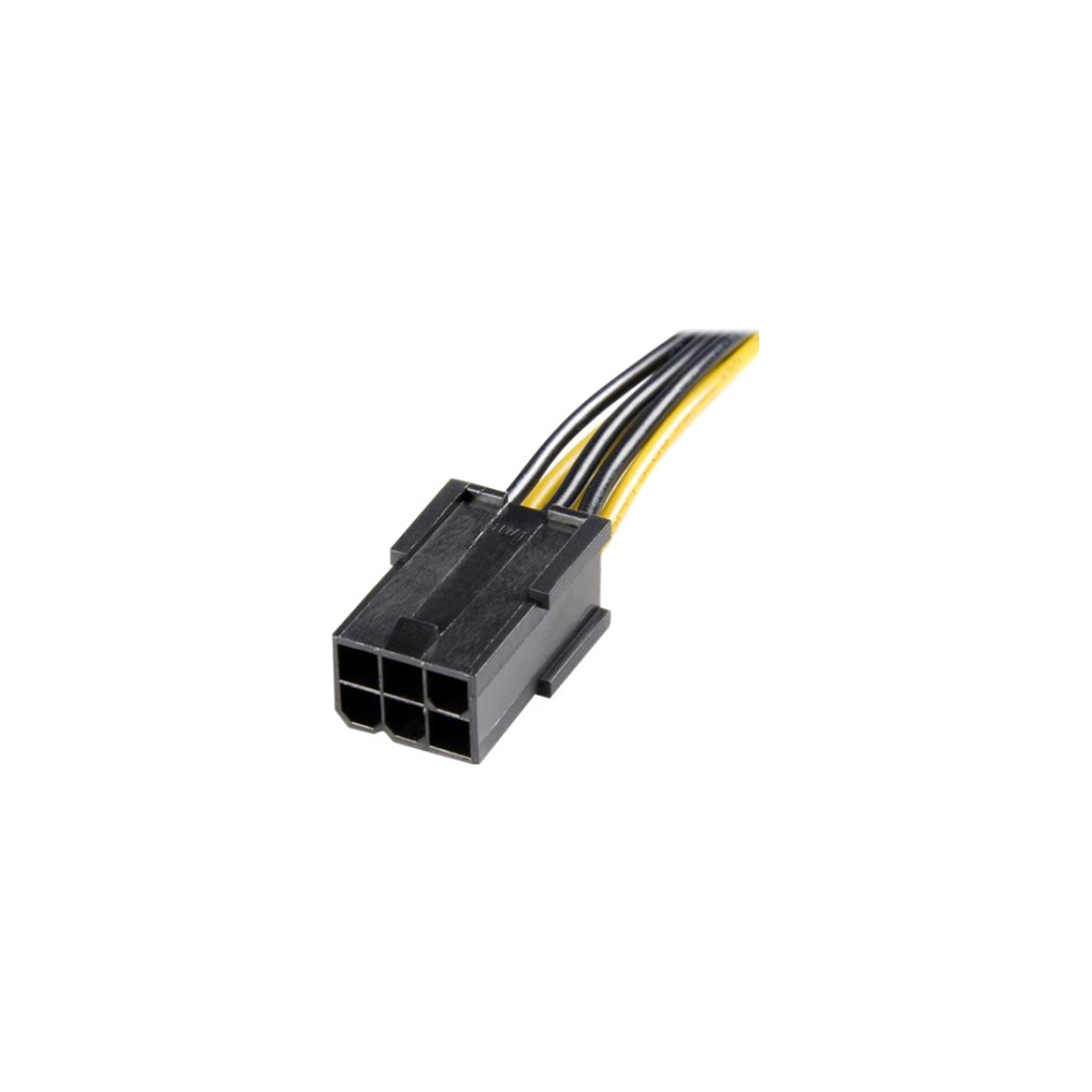 A large main feature product image of Startech PCIe 6 pin to 8 pin Power Adapter Cable