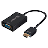 A product image of ALOGIC HDMI to VGA 15cm Adapter Cable w/3.5mm Audio