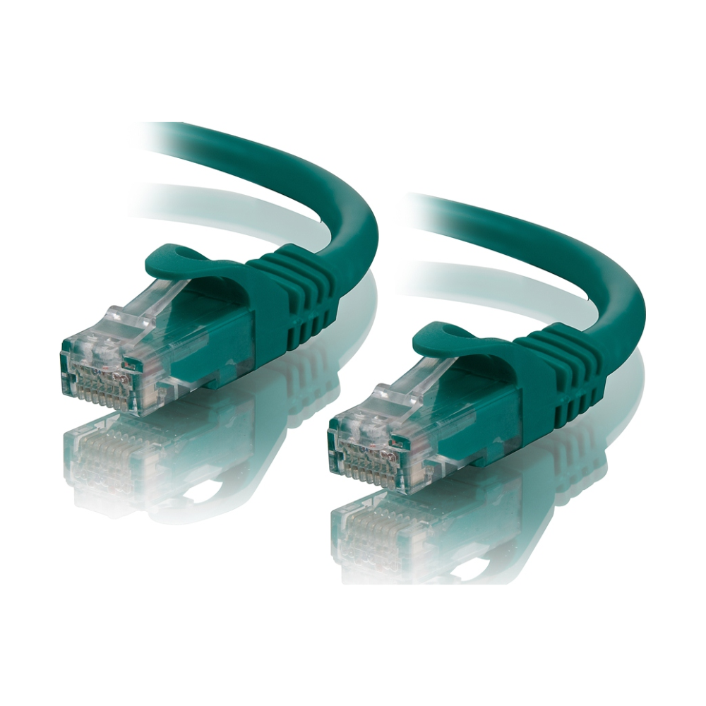 A large main feature product image of ALOGIC CAT6 0.5m Network Cable Green