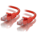 A product image of ALOGIC CAT6 0.5m Network Cable Orange