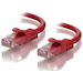 A product image of ALOGIC CAT6 0.5m Network Cable Red