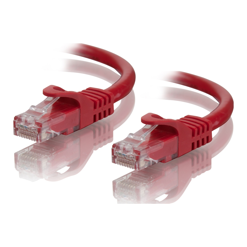 A large main feature product image of ALOGIC CAT6 1m Network Cable Red