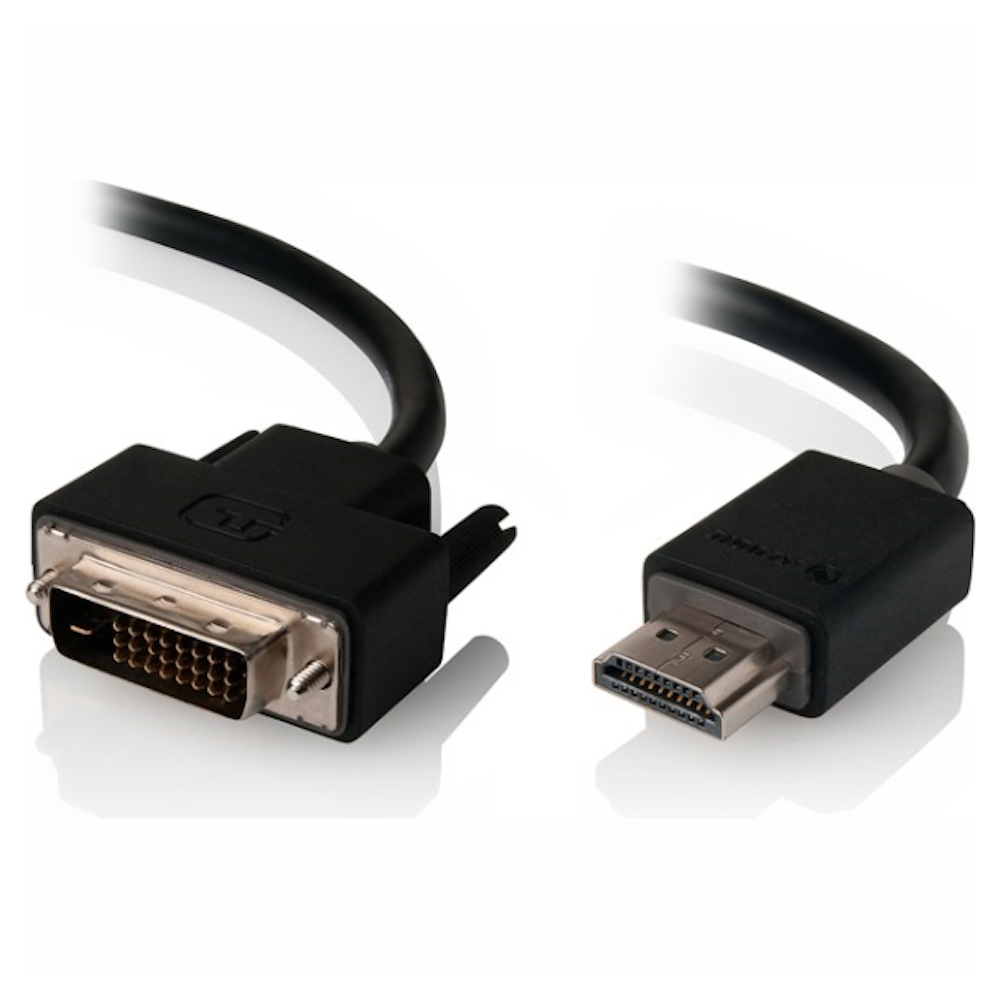 A large main feature product image of ALOGIC DVI-D to HDMI 3m Cable