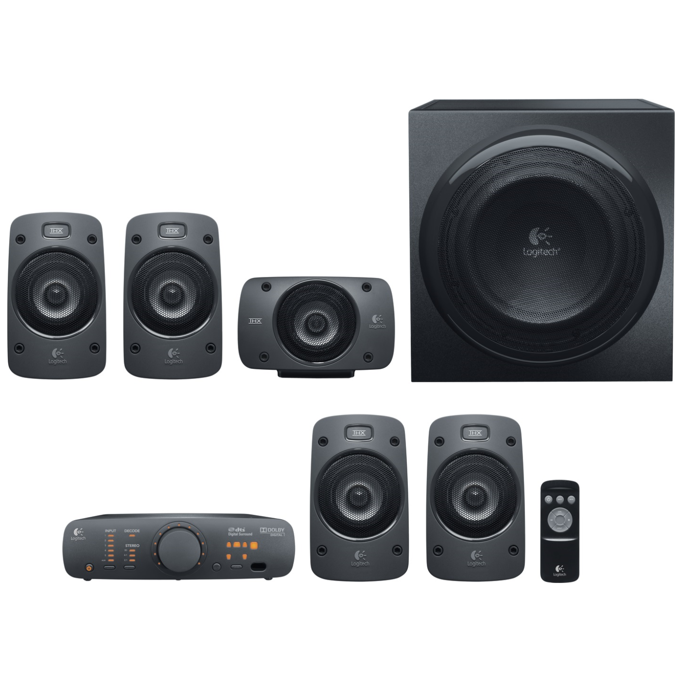 logitech z906 thx 5.1 speaker system