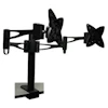 A product image of Brateck LCD-T9 Dual Monitor Table Stand with Arms