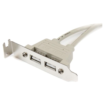 Product image of Startech 2 Port USB LP Slot Plate Adapter - Click for product page of Startech 2 Port USB LP Slot Plate Adapter