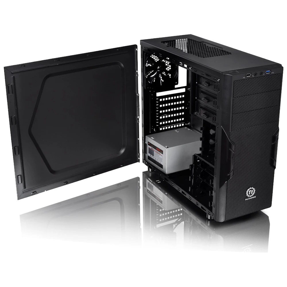 A large main feature product image of Thermaltake Versa H22 Mid Tower USB 3.0 with 500W PSU