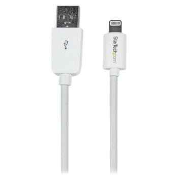 Product image of Startech Black 8-Pin Lightning to USB 15cm Cable - White - Click for product page of Startech Black 8-Pin Lightning to USB 15cm Cable - White