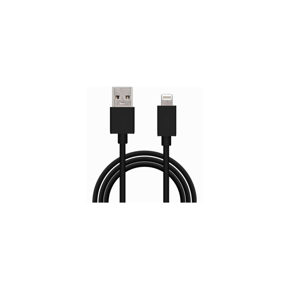A large main feature product image of Startech Black 8-pin Lightning to USB 1M Cable