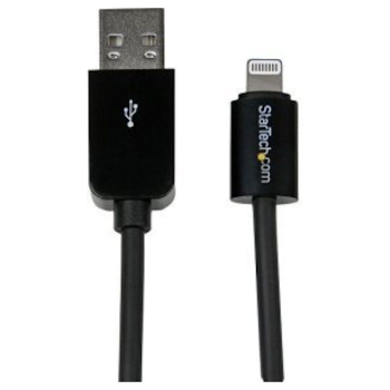 Product image of Startech Black 8-pin Lightning to USB 2M Cable - Click for product page of Startech Black 8-pin Lightning to USB 2M Cable