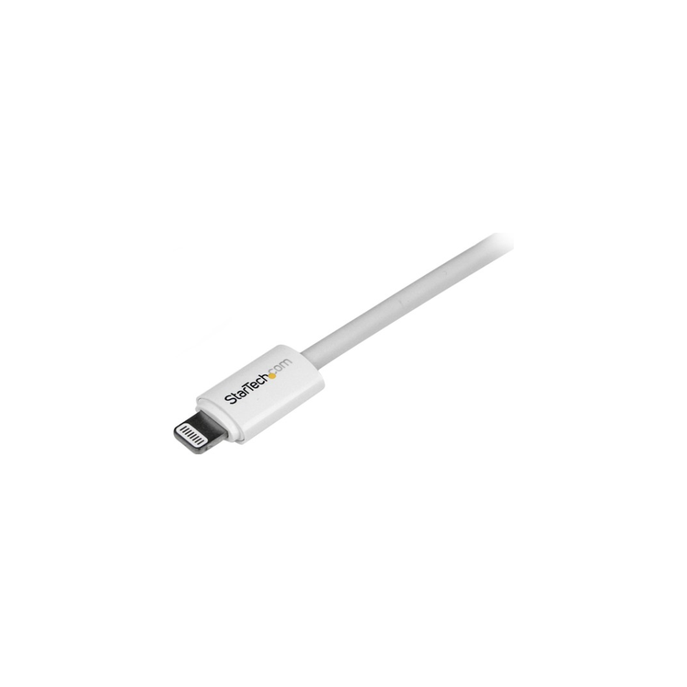 A large main feature product image of Startech 8-pin Lightning to USB 30cm Cable - White
