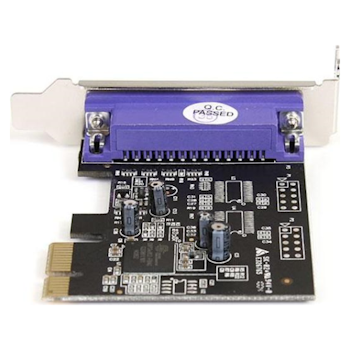 Product image of Startech 1 Port PCIe LP Parallel Adapter Card - Click for product page of Startech 1 Port PCIe LP Parallel Adapter Card