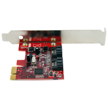 Product image of Startech 2 Port PCIe SATA 6 Gbps Controller Card - Click for product page of Startech 2 Port PCIe SATA 6 Gbps Controller Card