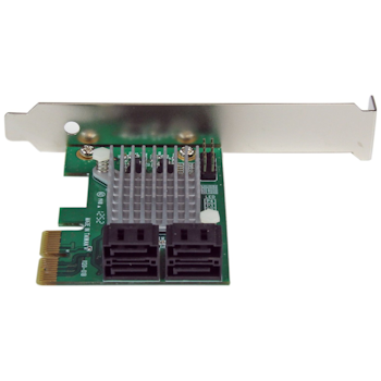 Product image of Startech 4 Port PCIe SATA III Controller Card - Click for product page of Startech 4 Port PCIe SATA III Controller Card