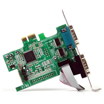 Product image of Startech 2 Port PCIe Serial Adapter Card w/ 16550 UART - Click for product page of Startech 2 Port PCIe Serial Adapter Card w/ 16550 UART