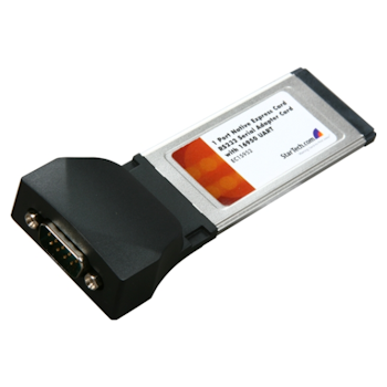Product image of Startech 1 Port ExpressCard Serial Adapter Card - Click for product page of Startech 1 Port ExpressCard Serial Adapter Card
