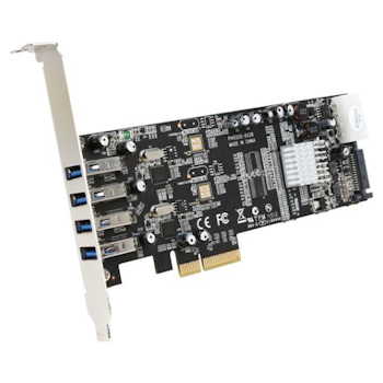 Product image of Startech 4 Port PCIe USB 3.0 Card w/ 2 Channels - Click for product page of Startech 4 Port PCIe USB 3.0 Card w/ 2 Channels