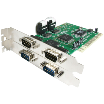 Product image of Startech 4 Port PCI Serial Adapter Card - Click for product page of Startech 4 Port PCI Serial Adapter Card