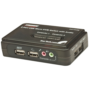 Product image of Startech SV211KUSB 2 Port USB KVM Switch - Click for product page of Startech SV211KUSB 2 Port USB KVM Switch