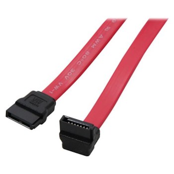 Product image of Startech LSATA18RA1 SATA to Right Angle SATA 45cm Cable - Click for product page of Startech LSATA18RA1 SATA to Right Angle SATA 45cm Cable