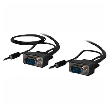 Product image of ALOGIC Pro Series Slim Flexible VGA 5m Cable with 3.5mm Stereo Audio Cable - Click for product page of ALOGIC Pro Series Slim Flexible VGA 5m Cable with 3.5mm Stereo Audio Cable