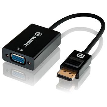 Product image of ALOGIC 15cm DisplayPort to VGA Adapter Male to Female - Click for product page of ALOGIC 15cm DisplayPort to VGA Adapter Male to Female