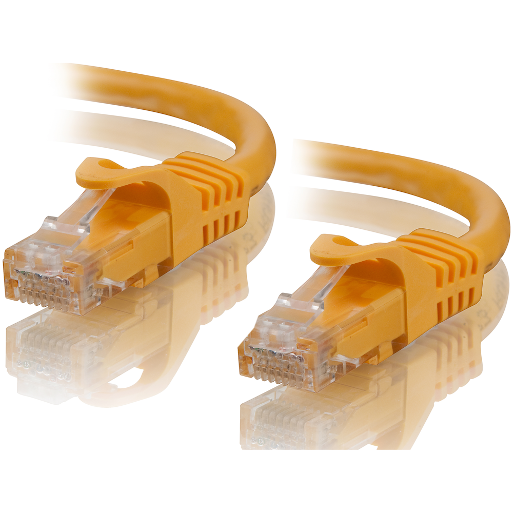 A large main feature product image of ALOGIC CAT6 1m Network Cable Yellow