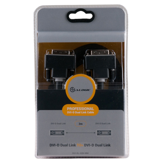 A large main feature product image of ALOGIC DVI-D Dual Link 2m Digital Video Cable