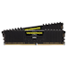 A product image of Corsair 32GB Kit (2x16GB) DDR4 Vengeance LPX C16 2666MHz - Black