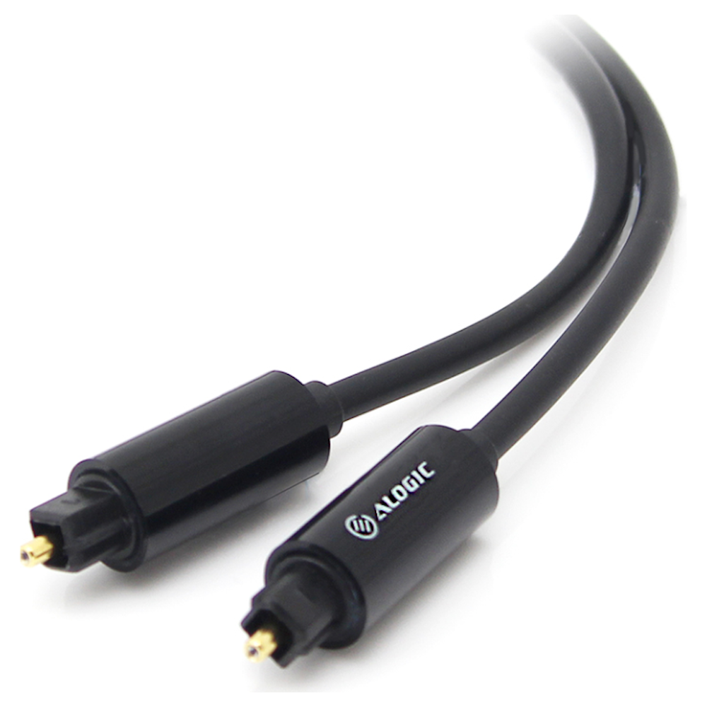 A large main feature product image of ALOGIC Premium 3m Optical Fibre Toslink Digital Audio Cable Male to Male