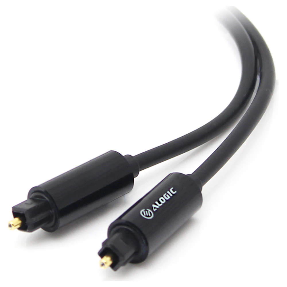 ALOGIC Premium 3m Optical Fibre Toslink Digital Audio Cable Male to Male
