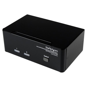 Product image of Startech 2 Port DVI+VGA Dual Monitor KVM Switch - Click for product page of Startech 2 Port DVI+VGA Dual Monitor KVM Switch