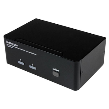 Product image of Startech 2 Port Dual DisplayPort USB KVM Switch - Click for product page of Startech 2 Port Dual DisplayPort USB KVM Switch