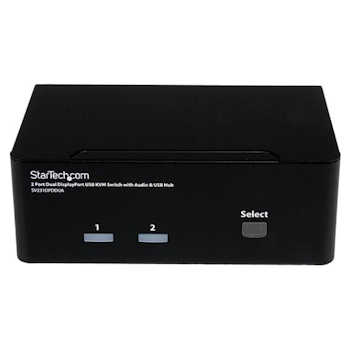 Product image of Startech 2 Port Dual DisplayPort USB KVM Switch - Click for product page of Startech 2 Port Dual DisplayPort USB KVM Switch