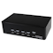 A small tile product image of Startech 4 Port Dual Display DVI USB KVM Switch