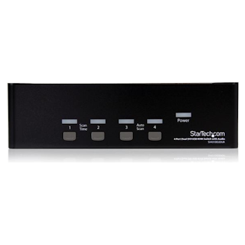 Product image of Startech 4 Port Dual Display DVI USB KVM Switch - Click for product page of Startech 4 Port Dual Display DVI USB KVM Switch
