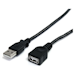 A product image of Startech USB Extension 1m Cable A-A
