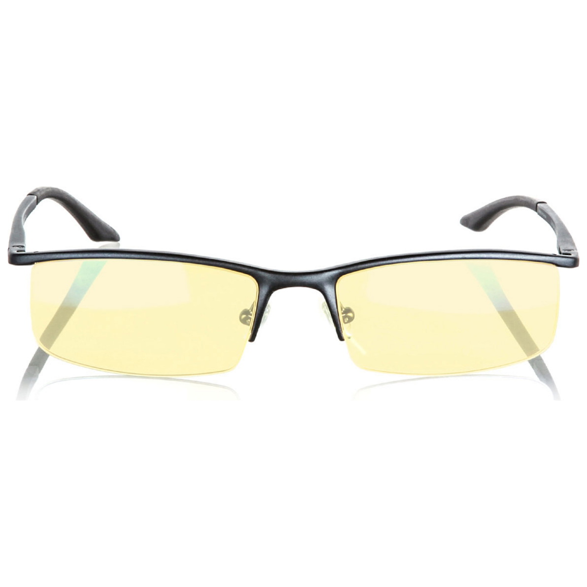 A large main feature product image of Gunnar Intercept Amber Onyx Indoor Digital Eyewear