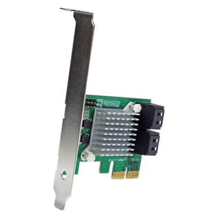 A large main feature product image of Startech 4 Port PCIe SATA III Controller Card