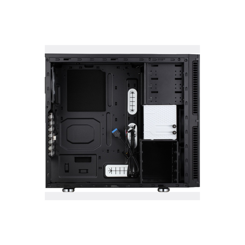 A large main feature product image of Jonsbo Quiet Angel QT01 Black ATX Case