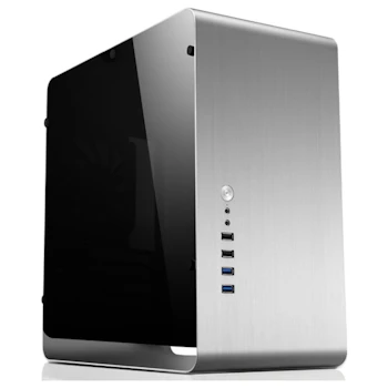 Product image of Jonsbo UMX3 Silver mATX Case w/Side Panel Window - Click for product page of Jonsbo UMX3 Silver mATX Case w/Side Panel Window