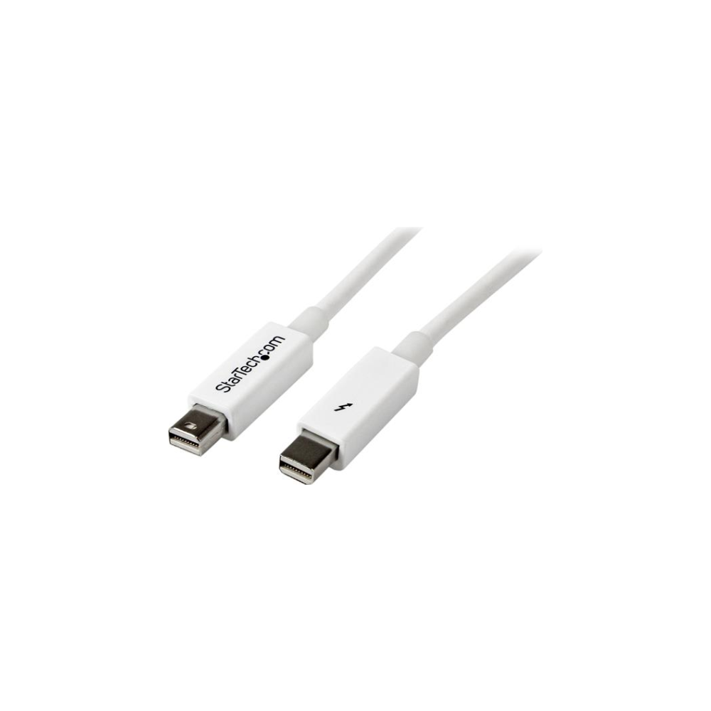 A large main feature product image of Startech Thunderbolt 50cm White Cable