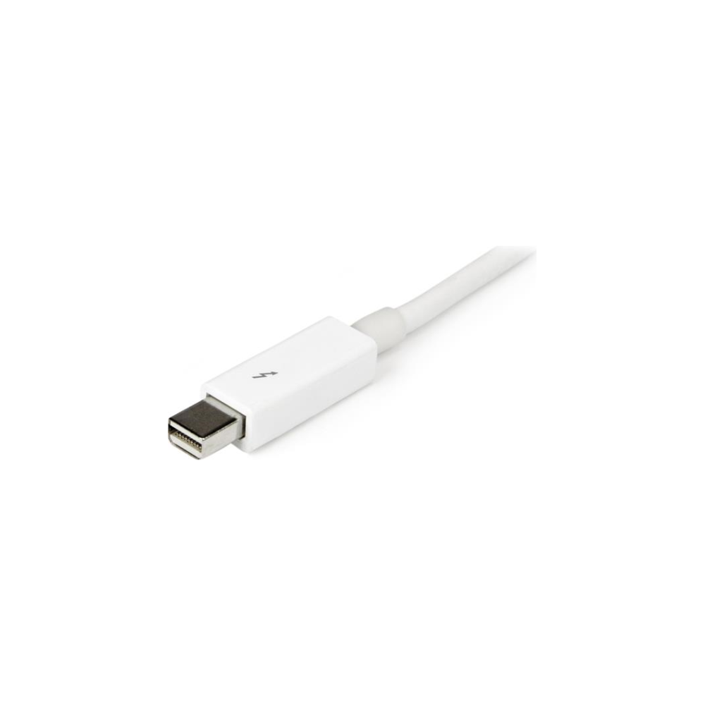 A large main feature product image of Startech Thunderbolt 50cm White Cable