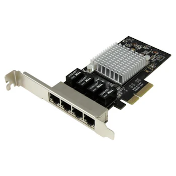 Product image of Startech 4 Port Gigabit Ethernet Network Card - Click for product page of Startech 4 Port Gigabit Ethernet Network Card