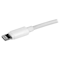 A small tile product image of Startech Lightning Car Charger w/ Extra USB Port - White