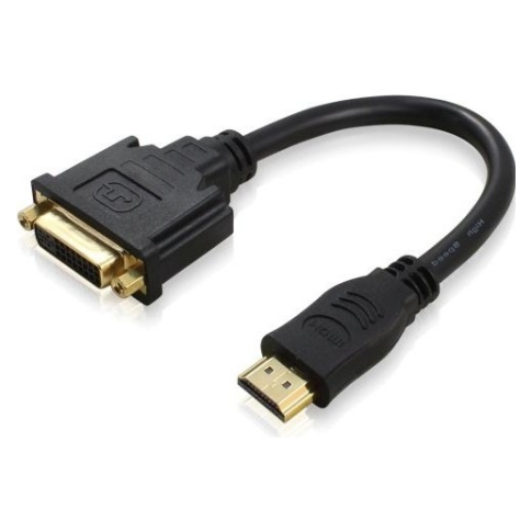 A large main feature product image of ALOGIC 15cm HDMI to DVI-D Adapter Cable